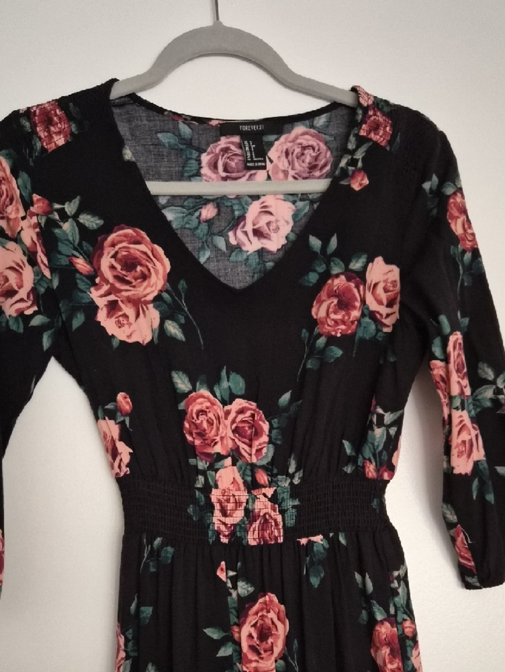 Forever 21 Black Floral Maxi Dress - Picture 3 of 5
